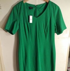 Talabots New Career Dress Short Sleeve Kelly Green